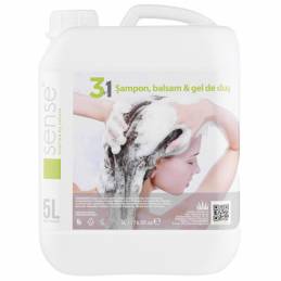 Sense 3in1 Sampon, balsam si gel de dus 5 litri