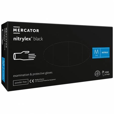 Manusi nitril negre Mercator Nitrylex M