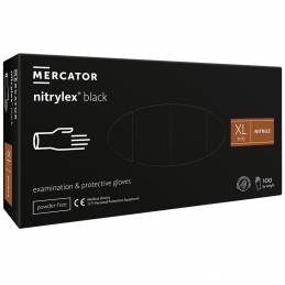 Manusi nitril negre Mercator Nitrylex XL